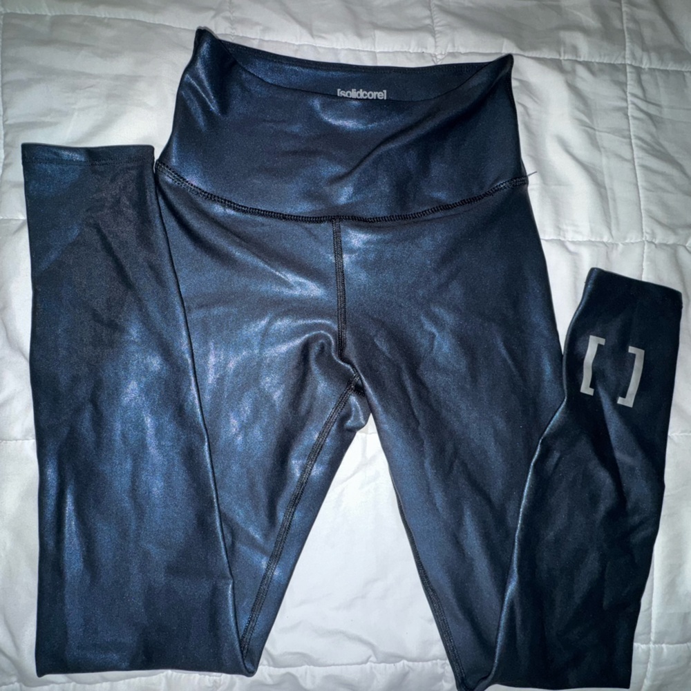 Black Shiny Leggings